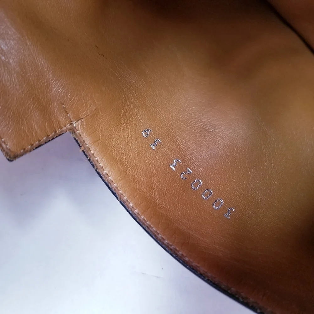 Balenciaga | Leather Knee‎ High Riding Boots size 39 , Black